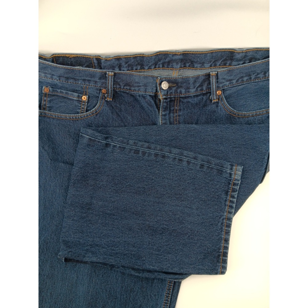 Levi Strauss 550 Jeans Mens 42x30 Relaxed Fit Blue Denim Casual Comfort